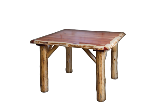Half Log Bench. Available in 2' to 8' lengths