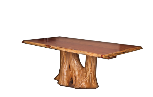 Half Log Bench. Available in 2' to 8' lengths