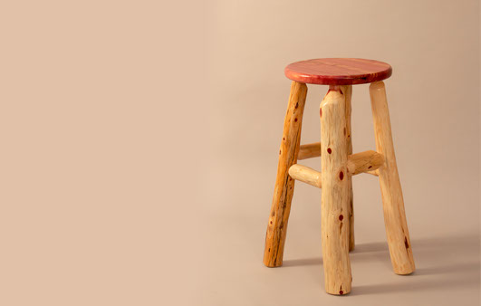 Bar Stool. Available in 24" and 30" in height