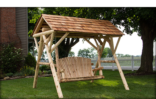 Swing with Canopy Roof