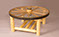 Wagon Wheel Log Table