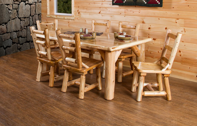 Log Dining Room Set