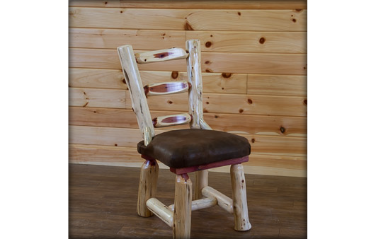 Half Log Bench. Available in 2' to 8' lengths