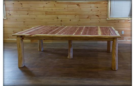 Half Log Bench. Available in 2' to 8' lengths