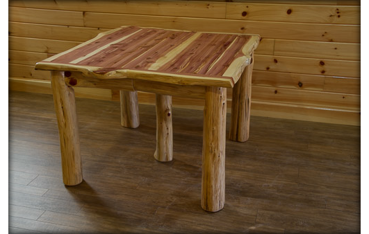 Half Log Bench. Available in 2' to 8' lengths