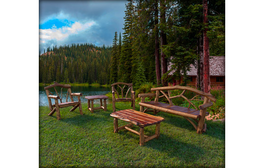 Adirondack Teaset Glider